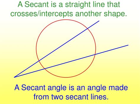 secant angles arcs powerpoint    id