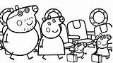 Peppa Pig Coloring Holiday sketch template