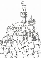 Pages Coloring Castle Adults Castles Great Getcolorings sketch template