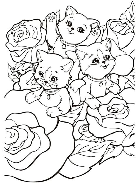 kittens coloring page  print  color