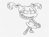 Rugrats Coloring Angelica Pages Index Seekpng sketch template
