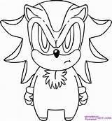 Tails Hedgehog Coloringhome Insertion sketch template