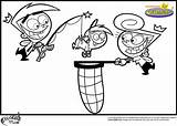 Coloring Fairly Pages Odd Parents Printable sketch template
