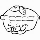 Coloring Pages Pie Shopkins Apple Season Printable Disco Ball Lips Kids Print Lippy Color Basket Mouth Kissing Drawing Bread Getcolorings sketch template