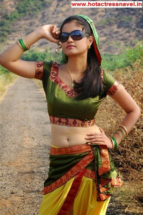 Indian Actress Madhulika Hot Navel Cleavage Bareback Pics In Sari