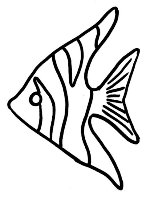 craft pattern angel fish coloring page coloring sky