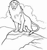 Aslan Narnia Coloring Pages Wardrobe Cliff Chronicles Drawing Printable Kids Lion Witch Come Drawings Color Getdrawings 24kb sketch template