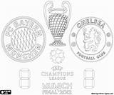 Chelsea Bayern Champions Ausmalbilder Final Ausmalen Wappen Malvorlagenwelt Fussball Campeonatos Fußball sketch template
