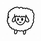 Antistress Sheep sketch template