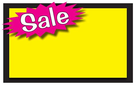 retail sale signs template  blank saleprice tags  pack business industrial signage