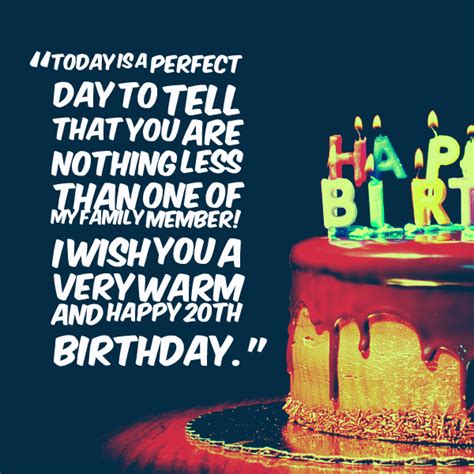 happy 20th birthday quotes quotesgram
