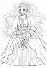 Coloring Pages Princess Fashion Japanese Shoujo Lolita Manga Mia Color Book sketch template