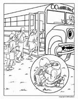 Safety Bus School Coloring Pages Getcolorings Printable Getdrawings Color sketch template