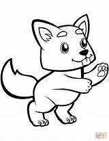 Wolf Coloring Baby Cute Pages Kids Printable Animal Animals Easy Drawing Cartoon Draw Preschool Arctic Toggle Navigation sketch template