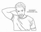 Downey Robert Jr Coloring Pages Printable Categories sketch template