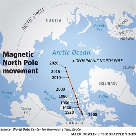 north poles mysterious journey   arctic  seattle times