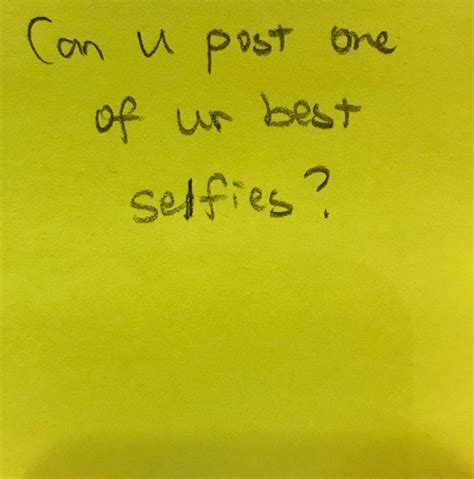 selfie the answer wall