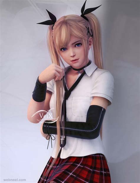 Collection Of Stunning 3d Anime Characters Designs