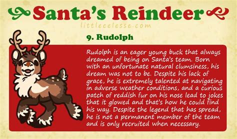 santa s reindeer rudolph by celesse on