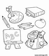 Scolaire Rentree Coloriage sketch template