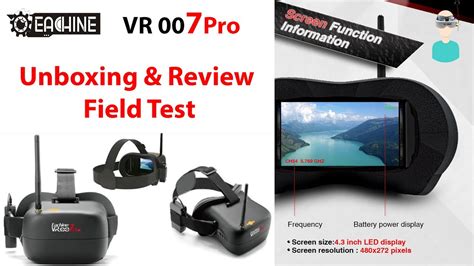 eachine vr  pro unboxing review  field test youtube