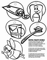 Coloring Dental Pages Health Teeth Dentist Hygiene Printable Personal Print Mobile Kids Oral Drawing Color Month Preschool Sheets Healthy Crayola sketch template