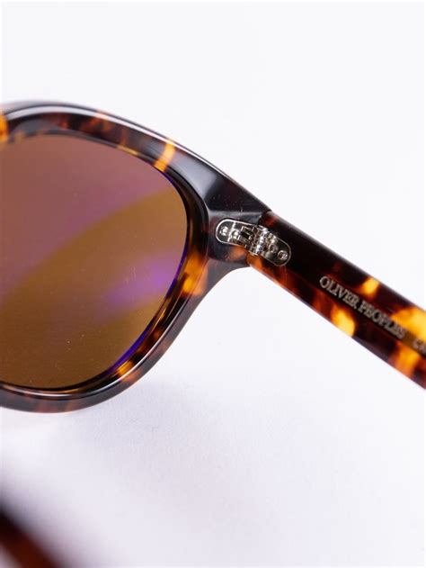 dm2 brown grey cary grant sunglasses by oliver peoples the bureau