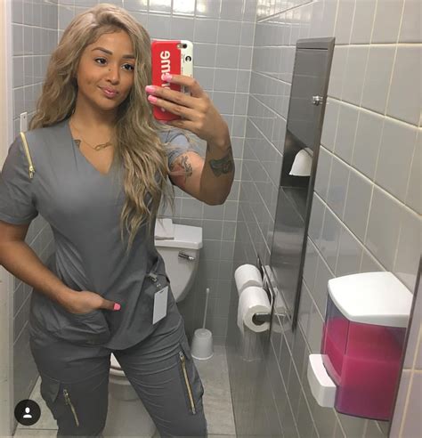 pinterest baddiebecky21 bex ♎️ nurse outfit scrubs beautiful