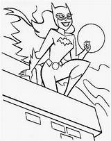 Coloring Pages Superhero Girl Hero Super Girls Cat Woman Dc sketch template