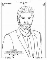 Coloring Pages Sheknows Printable Adult Men sketch template