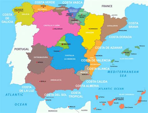 quick guide    regions  spain seeking  spanish sun spain travel blog