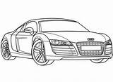 Audi R8 Coloring Pages Drawing Bmw Ausmalbilder M3 Car Print Getcolorings Etron Color Getdrawings Paintingvalley Divyajanani Template sketch template