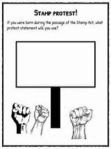 Stamp Act 1765 Worksheets Protest Studies Social Kids sketch template