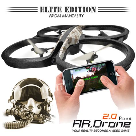 parrot ar drone  quadcopter   elite edition
