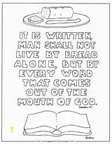 Coloring Pages Kids Matthew Bread Alone Man Live Philippians Shall Printable Bible Colouring Sheets 1926 Verse Adron Mr Kid Coloringpagesbymradron sketch template