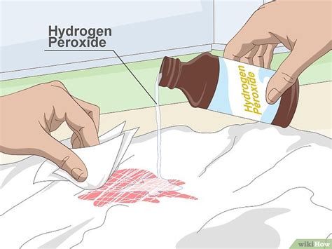 formas de limpiar sangre seca wikihow