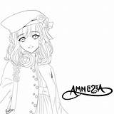 Amnesia Lineart Heroine sketch template