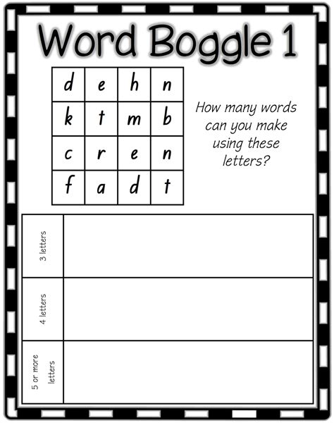 boggle word games activity shelter