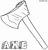 Axe Coloring Pages Ax Elisha Head Floating Color Template Colorings Print 1000px 87kb sketch template