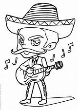 Mexico Coloring Pages Printable Print sketch template