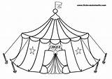 Circus Coloring Kids Pages Children Funny sketch template