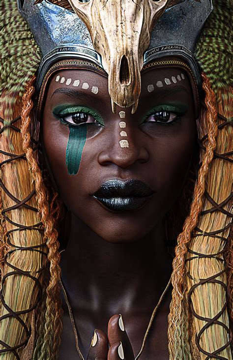 african queen artist jennifer donohoe software  dazstudio photoshop