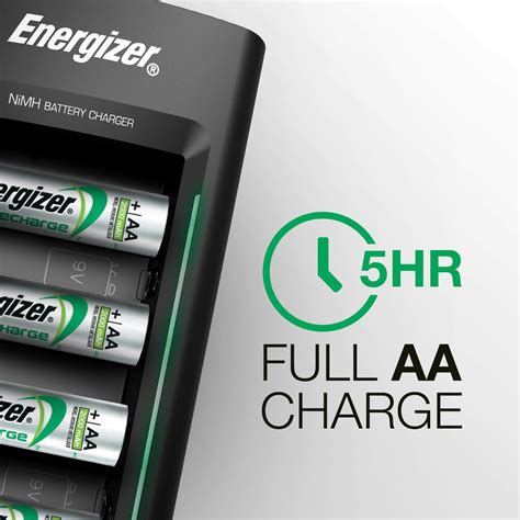 Rechargeable Battery Charger By Energizer For C D Aa Aaa 9v Ni Mh