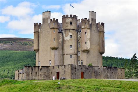 black   braemar castles scotland
