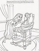 Coloring Tangled Pages Rapunzel Maximus Printable Hair Filminspector Pascal Gothel Flynn sketch template