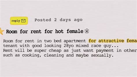 creepy tactics of ‘sex for rent landlords exposed by bbc