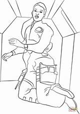 Mae Astronaut Jemison sketch template