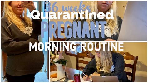 pregnant morning routine work from home pregnant