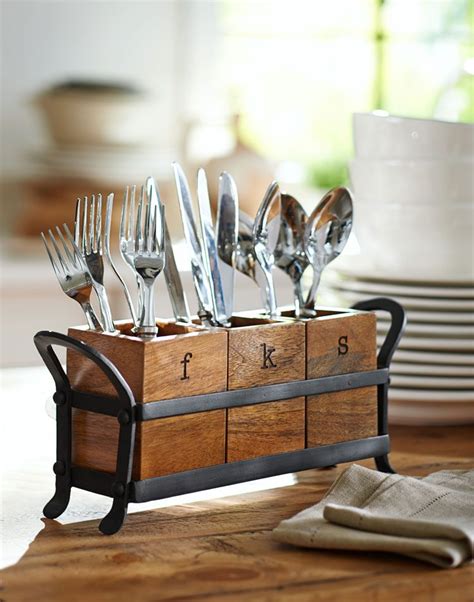 cutlery holder    table coisas de cozinha ideias de