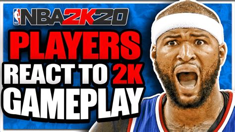 Nba Players React To Nba 2k20 Gameplay Sports Gamers Online
